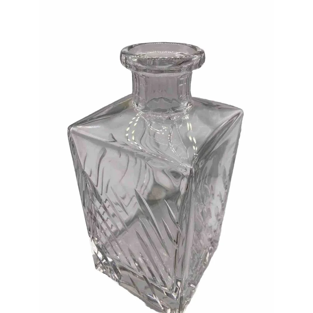 Old‎ Money Grandma Chic Yugoslavia Full Lead Crystal Decanter w/Faceted Stopper